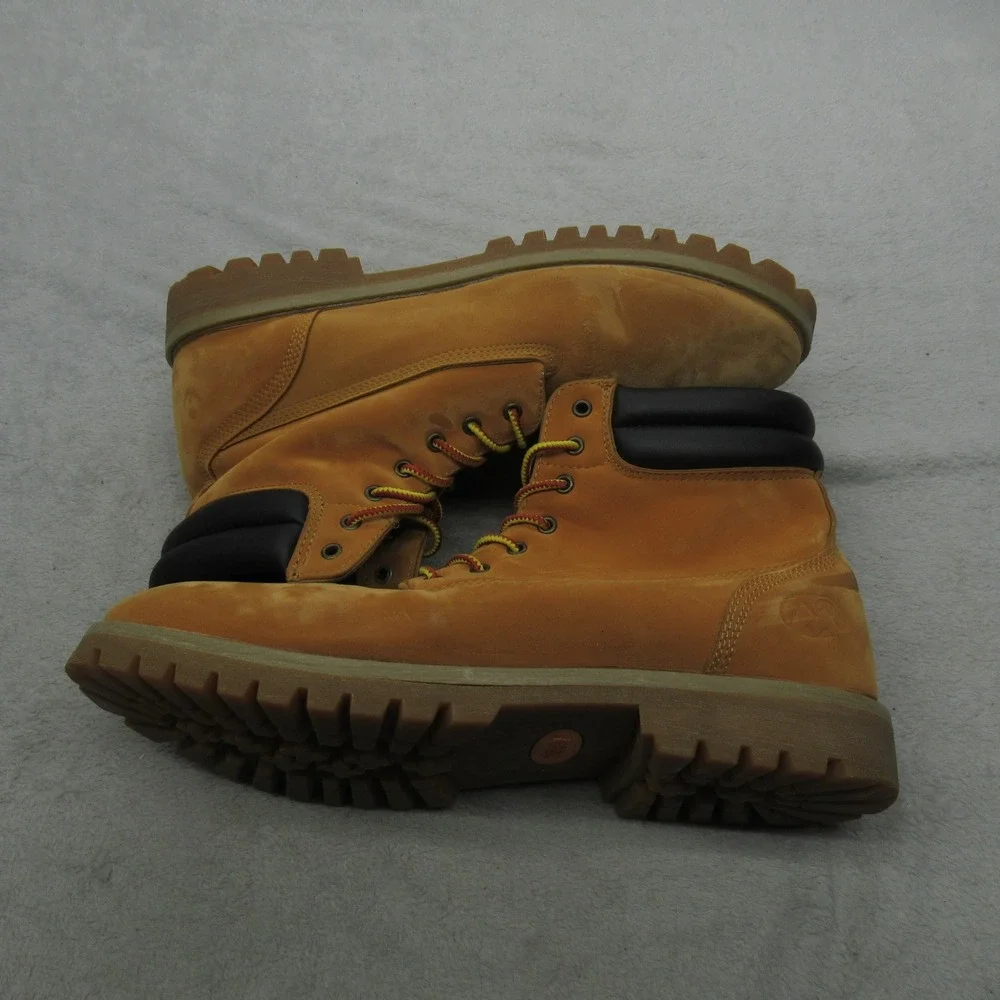 Mountain Gear Mens 13 Ankle‎ Boots Brown Lace Up Lug Sole Rugged Classic Work